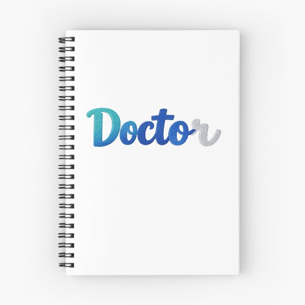 Item preview, Doctor Script Typography Logo | Blue Gradient Embroidered Text Design  Main Tag designed and sold by Zebaiche.