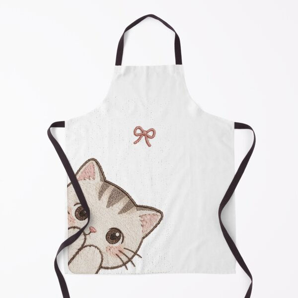 Item preview, Cute Peekaboo Cat Kawaii Illustration designed and sold by Chromaluxe.