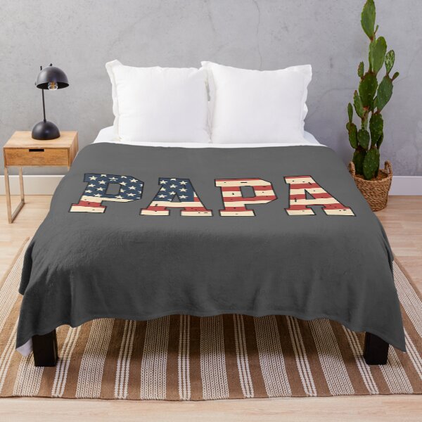 Item preview, Papa American Flag Grandpa Dad Kids Patriotic Family designed and sold by KristineLi.