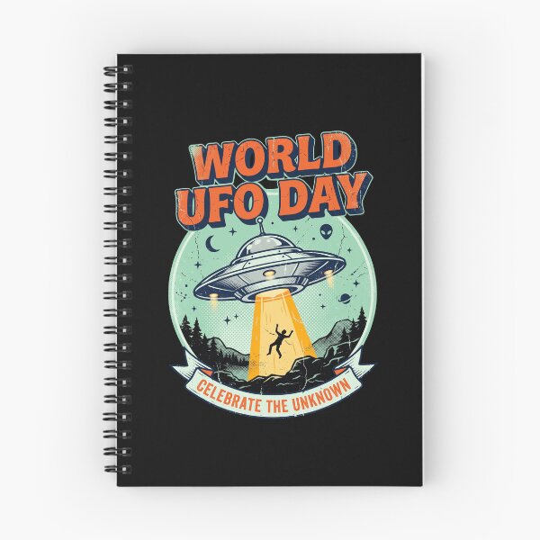 Item preview, World UFO Day  July 2nd Funny Sci Fi designed and sold by dudelinart.