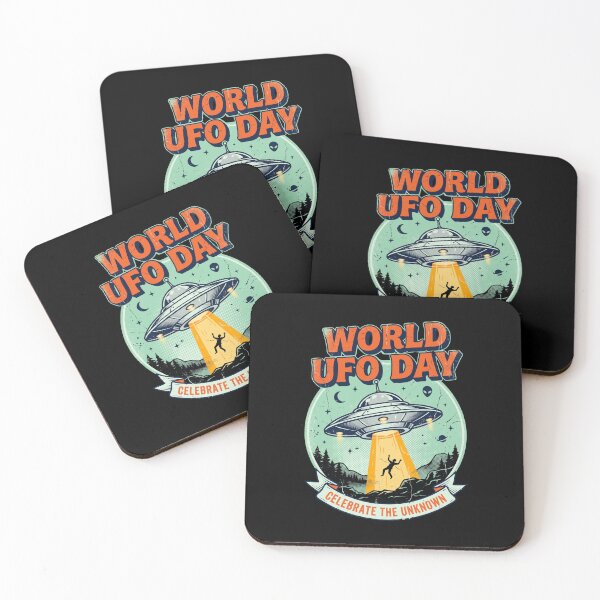 Item preview, World UFO Day  July 2nd Funny Sci Fi designed and sold by dudelinart.