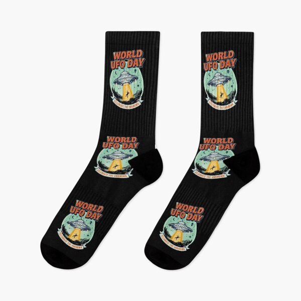 Item preview, World UFO Day  July 2nd Funny Sci Fi designed and sold by dudelinart.