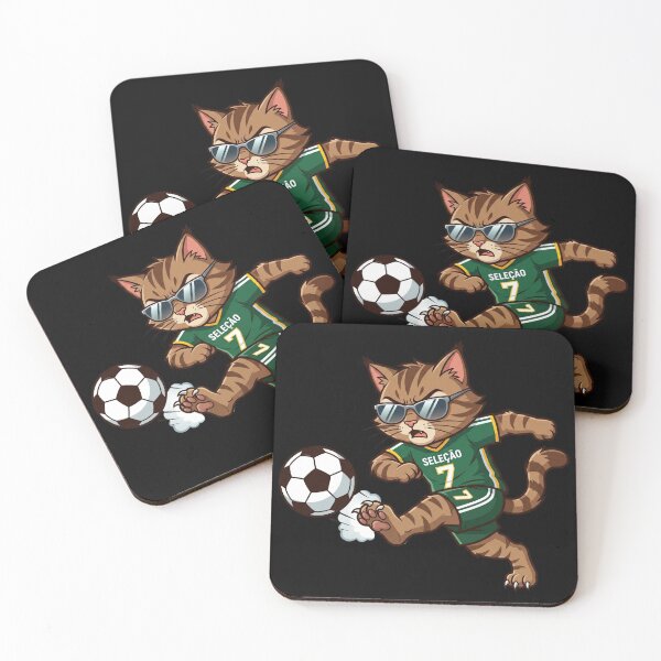 Item preview, Portugal Soccer Cat Power Shot — Selecao Number 7 Cartoon designed and sold by David Mateo ArtWorks.