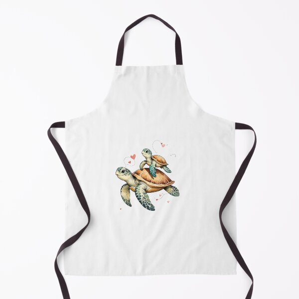Item preview, Cute Mama Sea Turtle And Baby Watercolor designed and sold by AQUILAKREO.