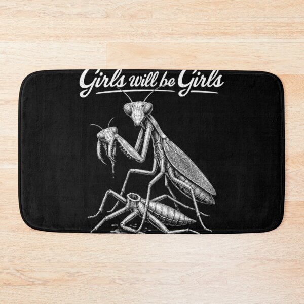 Item preview, Girls Will Be Girls , Funny Praying Mantis designed and sold by spidtagscenmi.
