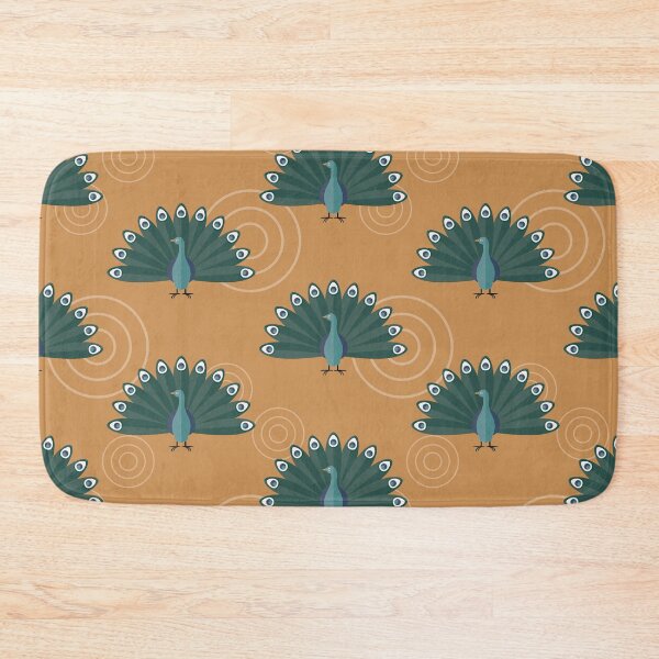 Item preview, Peacocks on brown designed and sold by reneesillus.