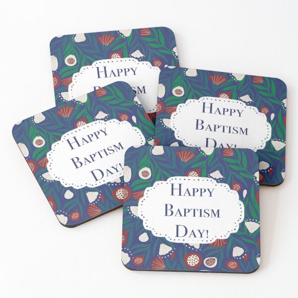 Item preview, Happy Baptism Day - fruits and flowers  designed and sold by Nuevomundo Arte Designs by Anahí .