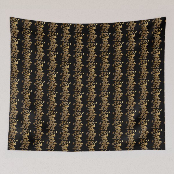 Item preview, Golden James Japanese Kanji Compassion Dream Hero Calligraphy Art designed and sold by noworries-art.