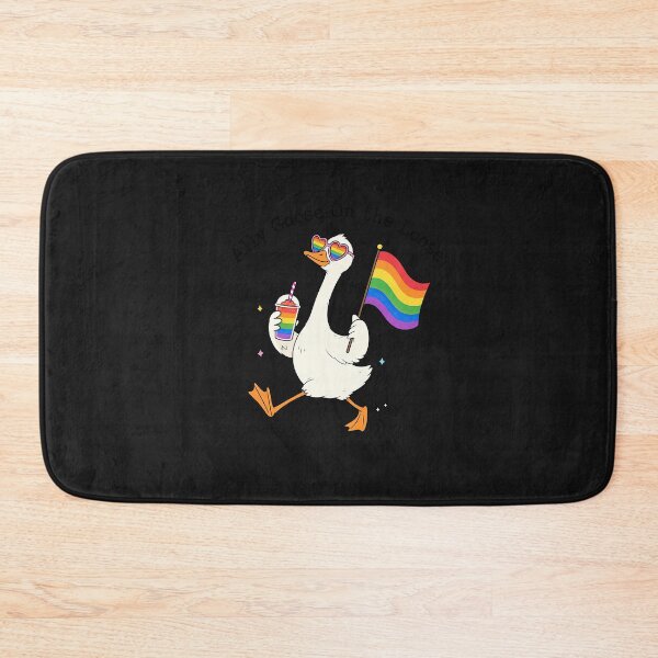 Item preview, Ally Goose On-the-Loose Rainbow Flag Funny LGBTQ Pride Month Comfort Colors designed and sold by FrankIsabel.