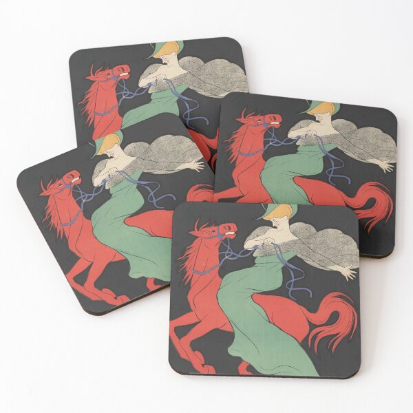 Item preview, THE LADY AND THE RED HORSE designed and sold by THE GOOD FIND.