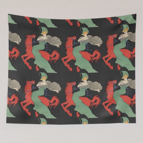 Item preview, THE LADY AND THE RED HORSE designed and sold by THE GOOD FIND.