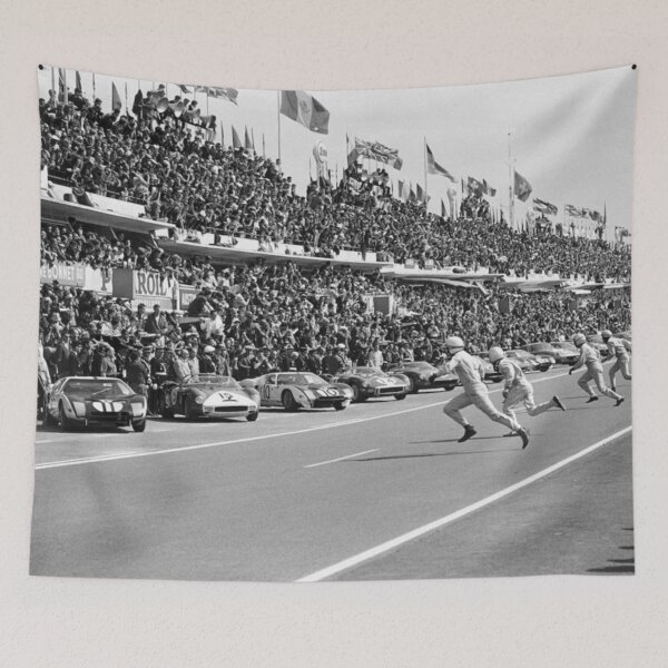 Item preview, Poster Start Of The Le Mans Race Painting designed and sold by gamalielRocky.