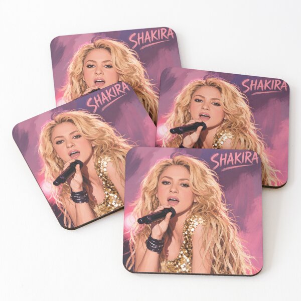 Item preview, Shakira - Vibrant Digital Stage Concert Pop Art Poster designed and sold by Vicky021.