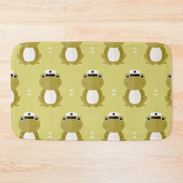 Item preview, Frogs with sailor hat on green designed and sold by reneesillus.