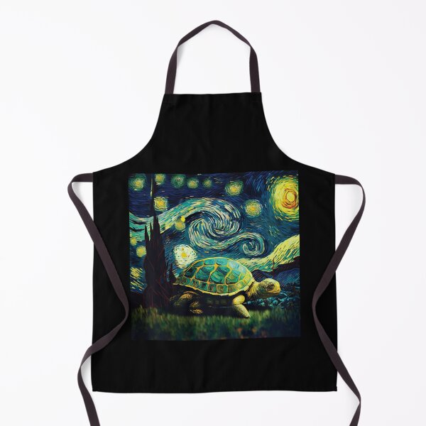 Item preview, Cute Turtle Painting for Lover Van Gogh Art Starry Night Sky designed and sold by Littermin.