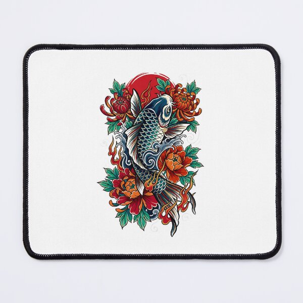 Item preview, Crimson Koi Blossom designed and sold by Irezumiya.