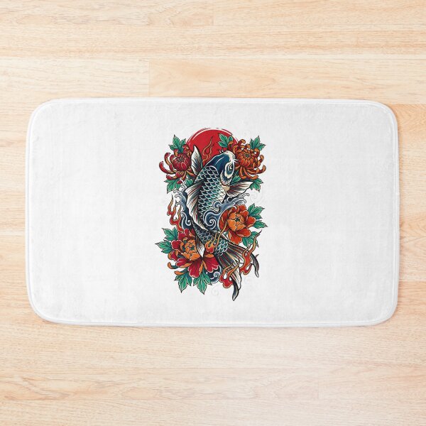 Item preview, Crimson Koi Blossom designed and sold by Irezumiya.