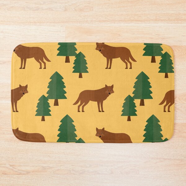 Item preview, Wolves on yellow designed and sold by reneesillus.