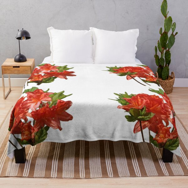 Item preview, orange azalea flowers designed and sold by MeadowMagicDesigns.