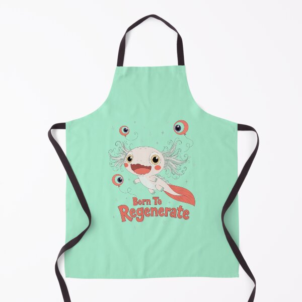 Item preview, Born To Regenerate Axolotl Cute Science Pun designed and sold by bosamji.