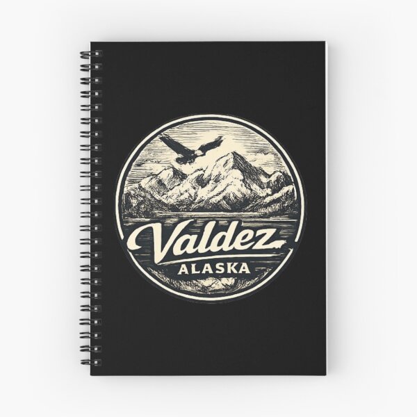 Item preview, Valdez Alaska - mountains and eagle designed and sold by DamioPolArt.