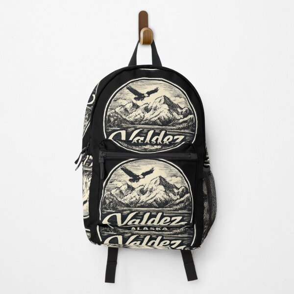 Item preview, Valdez Alaska - mountains and eagle designed and sold by DamioPolArt.