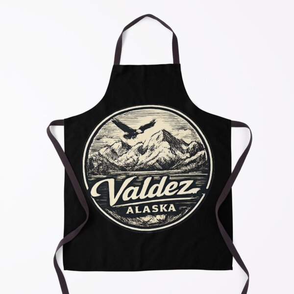Item preview, Valdez Alaska - mountains and eagle designed and sold by DamioPolArt.