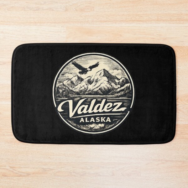 Item preview, Valdez Alaska - mountains and eagle designed and sold by DamioPolArt.