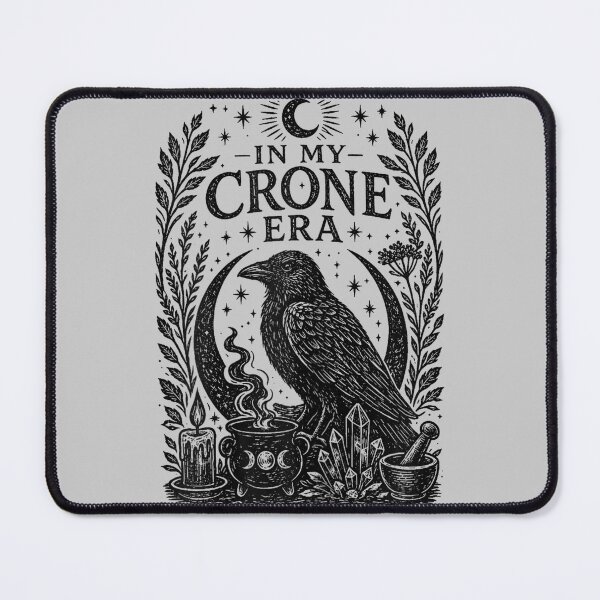 Item preview, in My Crone Era Witchy Raven Cauldron Goth Witch designed and sold by mjohnson9.