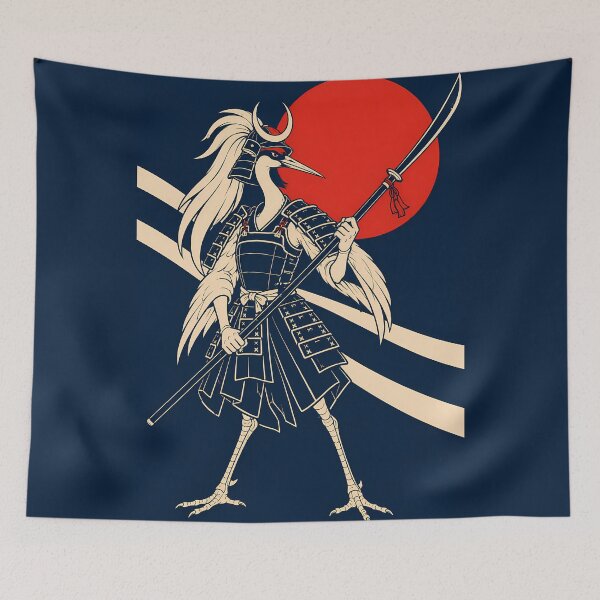 Item preview, Samurai Crane designed and sold by KungPowUnicorn.