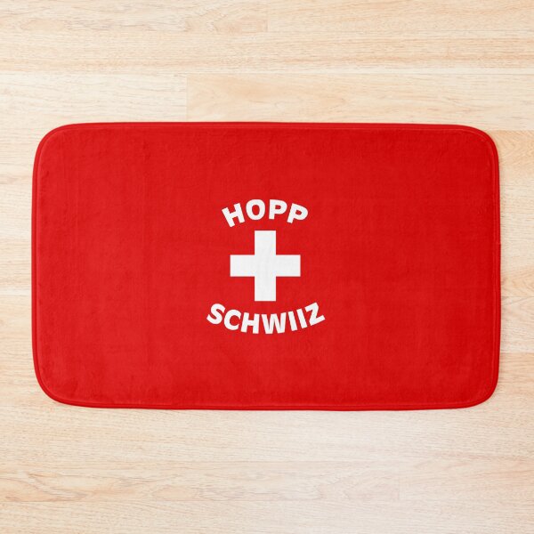 Item preview, Hopp Schwiiz Swiss Flag Cross National Pride designed and sold by AntiqueImages.