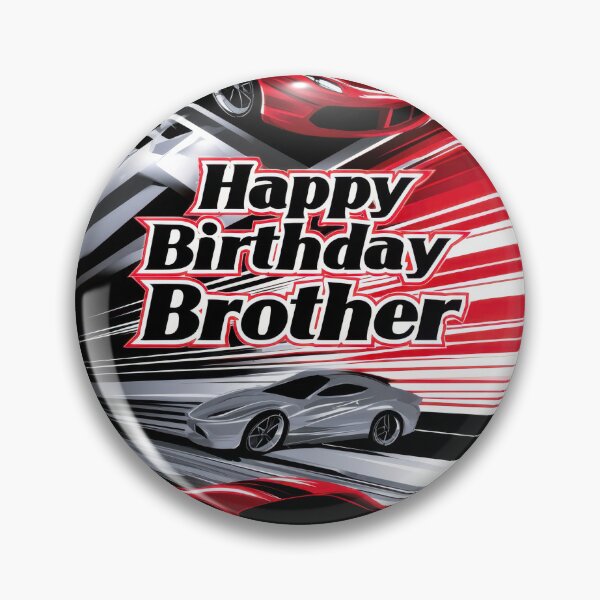 Item preview, Happy Birthday Brother Sports Car Racing Graphic Gift for Car Lovers designed and sold by Zabolotna_Art.