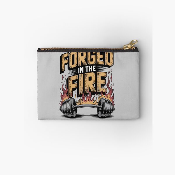 Item preview, Forged In The Fire - Gym Motivation Shirt designed and sold by Hadamah.