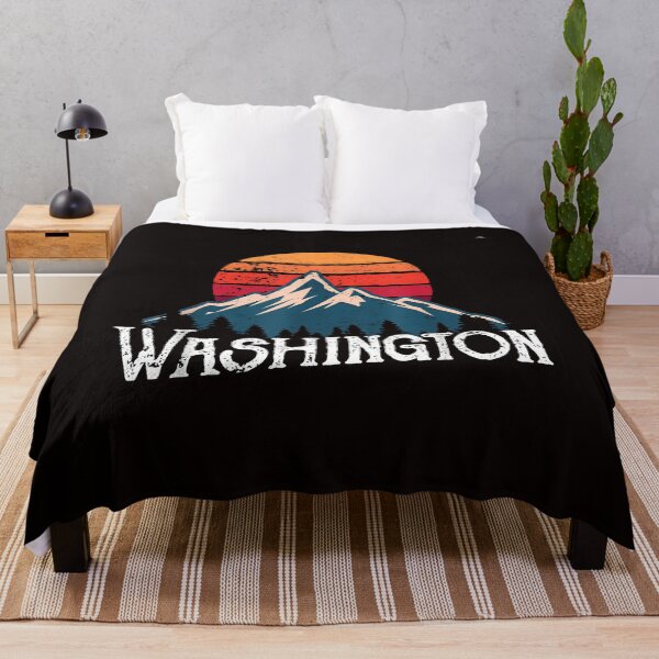 Item preview, Washington Retro Sunset Vintage | Evergreen State Outdoor Adventure Design designed and sold by ronakris009.