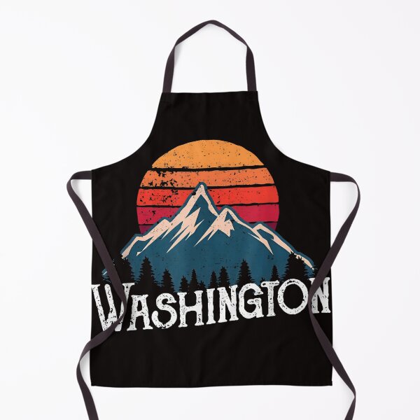 Item preview, Washington Retro Sunset Vintage | Evergreen State Outdoor Adventure Design designed and sold by ronakris009.
