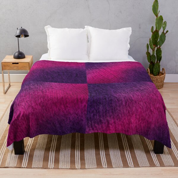 Item preview, Magenta Violet Mohair Gradient Textile designed and sold by frumixart.