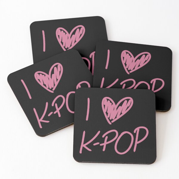Aperçu de l'œuvre J'adore la K-pop pour les fans de K-pop créée et vendue par HugSomeNettles.
