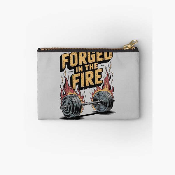 Item preview, Forged In The Fire - Gym Motivation Shirt designed and sold by Hadamah.