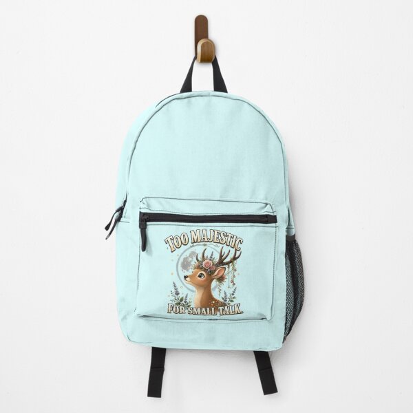Item preview, Floral Deer Introvert Antisocial Nature Gift designed and sold by Gentlestate.