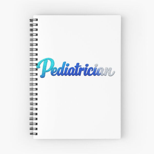 Item preview, Pediatrician Script Typography Logo | Blue Gradient Embroidered Text Design designed and sold by Zebaiche.