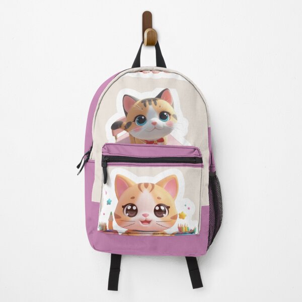 Item preview, Kawaii School Cats Sticker Sheet | Cute Study Cat Stickers for Kids designed and sold by StickGen.