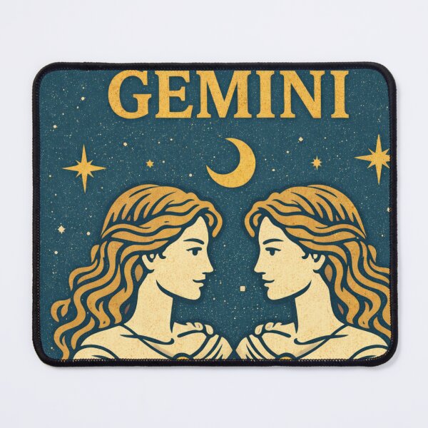Item preview, Gemini Zodiac Sign Celestial Constellation - The Twins Magical Galaxy Starry Astrology Horoscope Art Birthday Gift Earth Sign Aesthetic designed and sold by Zaitmiprints.