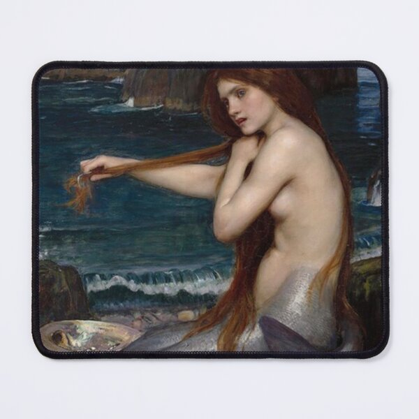 Item preview, Poster The Mermaid - John William Waterhouse Painting designed and sold by nicholaswaldrop.