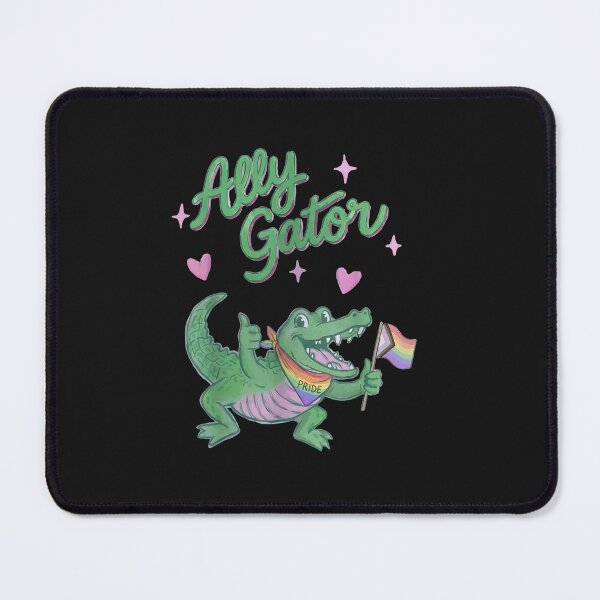 Item preview, Ally Gator Pride Month Rainbow Flag Gay LGBT Ally Alligator designed and sold by FrankIsabel.