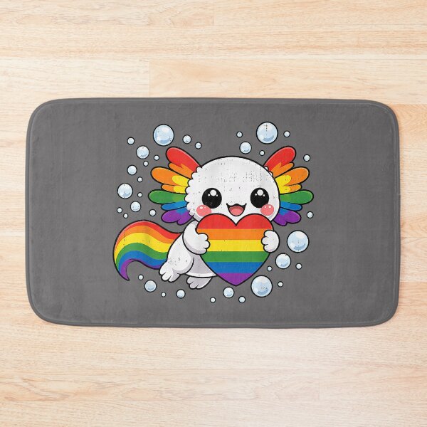 Item preview, Cute Axolotl Rainbow Heart LGBT Gay Pride LGBTQ Women Girls designed and sold by KristineLi.