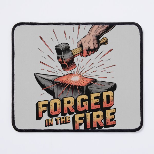 Item preview, Copy of Forged In The Fire - Gym Motivation Shirt designed and sold by Hadamah.