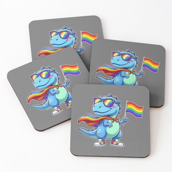Item preview, Cute Dinosaur Rainbow LGBTQ Gay Pride Dino Boys Toddler Kids designed and sold by KristineLi.
