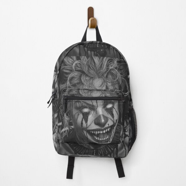Item preview, Creepy Clown Charcoal Drawing — Gothic Horror Hyperrealistic Art designed and sold by David Mateo ArtWorks.