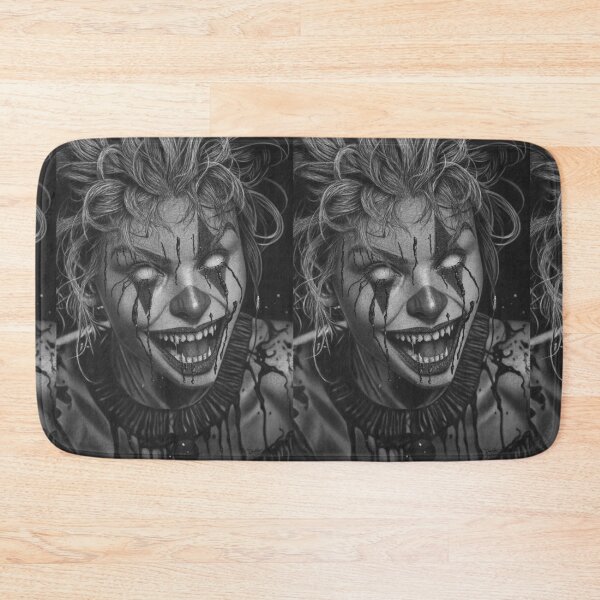Item preview, Creepy Clown Charcoal Drawing — Gothic Horror Hyperrealistic Art designed and sold by David Mateo ArtWorks.