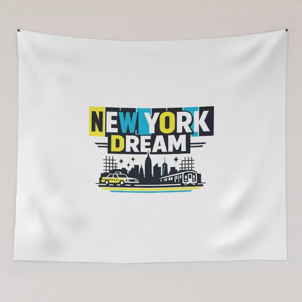 Item preview, New York Dream Retro Vintage Travel designed and sold by SJarts Creative Studio.